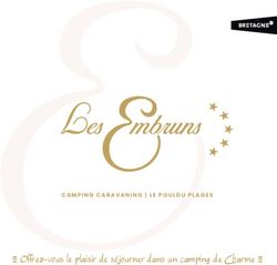 CAMPING CARAVANING | LE POULDU PLAGES - E Offrez-vous le plaisir de s&eacute;journer dans un camping de Charme E - Camping Les Embruns