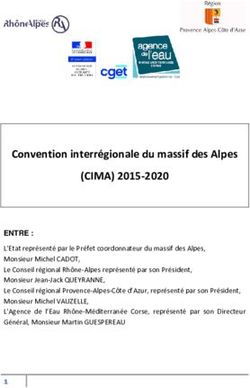 Convention interrégionale du massif des Alpes - (CIMA) 2015-2020 - L'Observatoire de la Forêt ...
