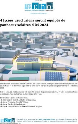 4 lyc&eacute;es vauclusiens seront &eacute;quip&eacute;s de panneaux solaires d'ici 2024 - L'Echo du Mardi