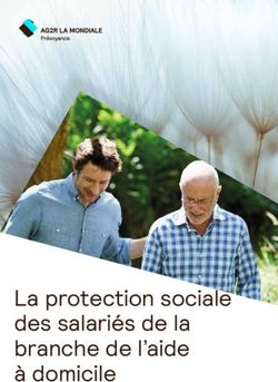 La protection sociale des salariés de la branche de l'aide à domicile