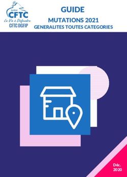 GUIDE MUTATIONS 2021 - DOSSIER - Syndicat national CFTC DGFIP