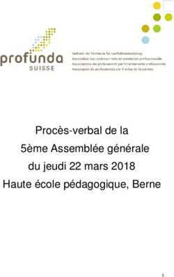 Procès-verbal de la 5ème Assemblée générale du jeudi 22 mars 2018 Haute école pédagogique, Berne
