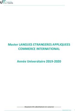 COMMERCE INTERNATIONAL - Master LANGUES ETRANGERES APPLIQUEES