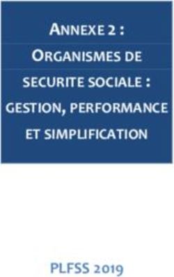 ANNEXE 2 : PLFSS 2019 - ORGANISMES DE SECURITE SOCIALE : GESTION, PERFORMANCE ET SIMPLIFICATION - Sécurité sociale