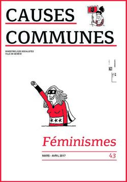 CAUSES COMMUNES - Féminismes 43 - PS Ville de Genève