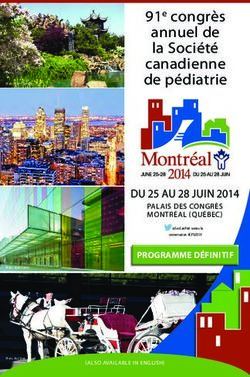 91e congrès annuel de la Société canadienne de pédiatrie