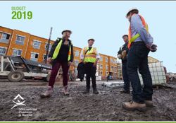 2019 BUDGET - Ville de Montréal