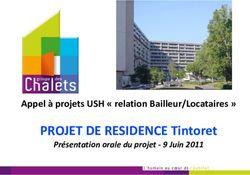 PROJET DE RESIDENCE Tintoret - Appel &agrave; projets USH " relation Bailleur/Locataires " - L'Union sociale pour l'habitat