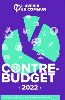 BUDGET 2022 Une proposition de la France insoumise | Budget 2022