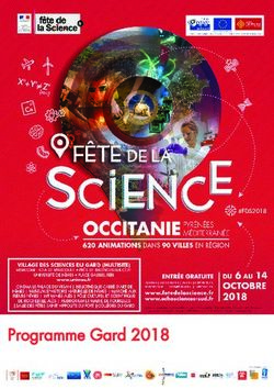Programme Gard 2018 - Universit&eacute; de N&icirc;mes
