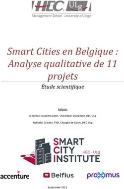 Smart Cities en Belgique : Analyse qualitative de 11 projets - Étude scientifique - Labos ULg