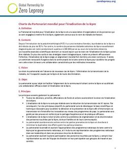Charte du Partenariat mondial pour l'éradication de la lèpre - Global ...