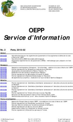 OEPP Service d'Information - PARIS, 2018-02 - EPPO Global Database