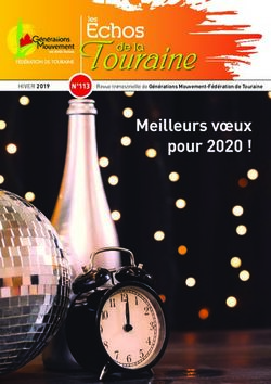 Meilleurs voeux pour 2020 ! - N 113 - G&eacute;n&eacute;rations Mouvement