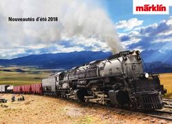 Nouveautés d'été 2018 - Märklin