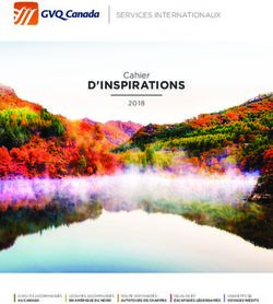 D'INSPIRATIONS Cahier - SERVICES INTERNATIONAUX - Groupe Voyages Québec