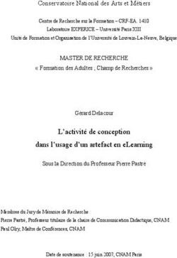 L'activité de conception dans l'usage d'un artefact en eLearning