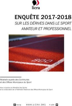 ENQU&Ecirc;TE 2017-2018 SUR LES D&Eacute;RIVES DANS LE SPORT AMATEUR ET PROFESSIONNEL - R&eacute;alis&eacute;e aupr&egrave;s des Communes et des Offices Municipaux du Sport - Licra