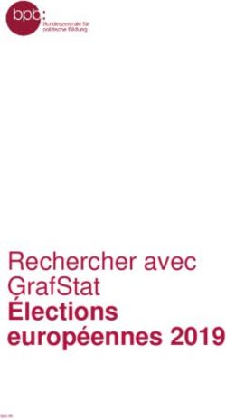Élections européennes 2019 - Rechercher avec GrafStat - Bundeszentrale für politische Bildung