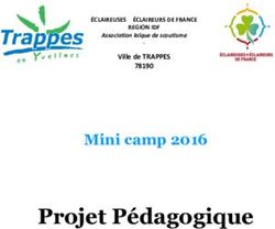 PROJET PÉDAGOGIQUE MINI CAMP 2016 - ÉCLAIREUSES ÉCLAIREURS DE FRANCE REGION IDF - EEUDF