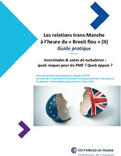 Les relations trans-Manche à l'heure du " Brexit flou " (II) - CCI Paris IDF