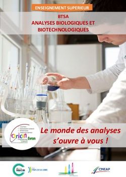 Le monde des analyses s'ouvre à vous ! - ANALYSES BIOLOGIQUES ET BIOTECHNOLOGIQUES - Lycée Privé d'Orion