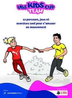 22 parcours, jeux et exercices cool pour s'amuser en mouvement - UBS