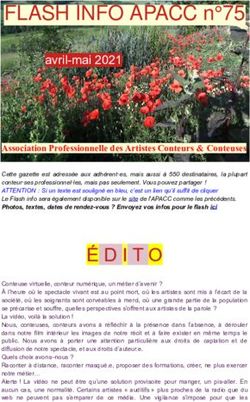 FLASH INFO APACC n 75 - Association Professionnelle des ...