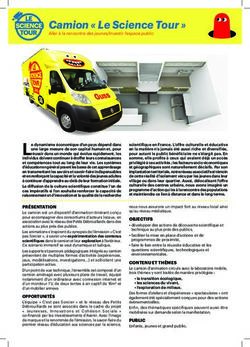 Camion " Le Science Tour " - Les petits débrouillards, PACA