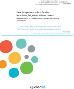 Faire équipe autour de la famille : les enfants, les jeunes et leurs parents