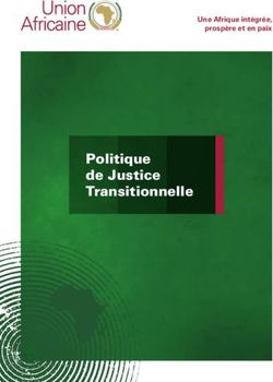 Politique de Justice Transitionnelle - Une Afrique intégrée, prospère et en paix