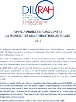 APPEL A PROJETS LOCAUX CONTRE LA HAINE ET LES DISCRIMINATIONS ANTI-LGBT