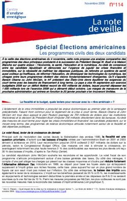 Spécial Élections américaines - Les programmes civils des deux candidats - Les Archives de strategie.gouv.fr