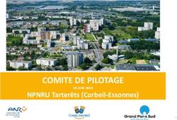 COMITE DE PILOTAGE NPNRU Tarterêts (Corbeil-Essonnes) - marsAvril