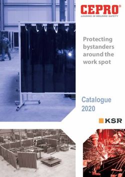 Catalogue 2020 - Protecting bystanders around the work spot - KSR Soudage