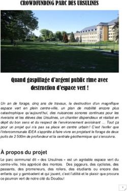 CROWDFUNDING PARC DES URSULINES - Quand gaspillage d'argent public rime avec destruction d'espace vert ! - Sauvegarde et Avenir de ...
