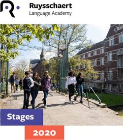 2020 Stages - Ruysschaert Language Academy