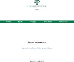 Rapport d'intervention - Justice