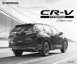 Prix - Equipement - Technique - F&eacute;vrier 2021 - Honda