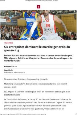 Six entreprises dominent le march&eacute; genevois du sponsoring - Sponsorize