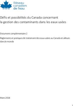 Défis et possibilités du Canada concernant la gestion des contaminants dans les eaux usées - Document complémentaire 2 Règlements et pratiques de ...