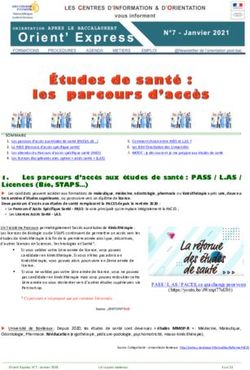 Les parcours d'acc&egrave;s aux &eacute;tudes de sant&eacute;: PASS / L.AS - Bordeaux
