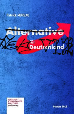 Patrick MOREAU - Octobre 2018 - Fondapol