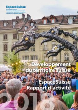 D&eacute;veloppement du territoire suisse EspaceSuisse