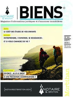 LE COÛT DES ÉTUDES DE VOS ENFANTS - ÉDITO - Notaires de Bretagne