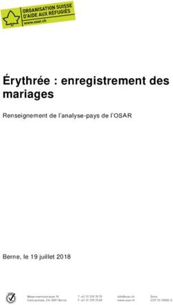 Érythrée : enregistrement des mariages - Renseignement de l'analyse-pays de l'OSAR - Berne, le 19 juillet 2018 - Organisation suisse ...