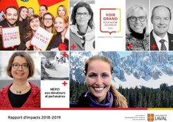 Rapport d'impacts 2018-2019 - Université Laval