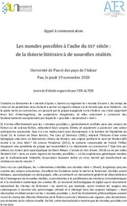 Les mondes possibles à l'aube du XXIe siècle : de la théorie littéraire à de nouvelles réalités - Calenda