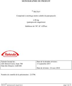 MONOGRAPHIE DE PRODUIT - Takeda