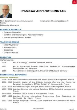 Professor Albrecht SONNTAG - ESSCA